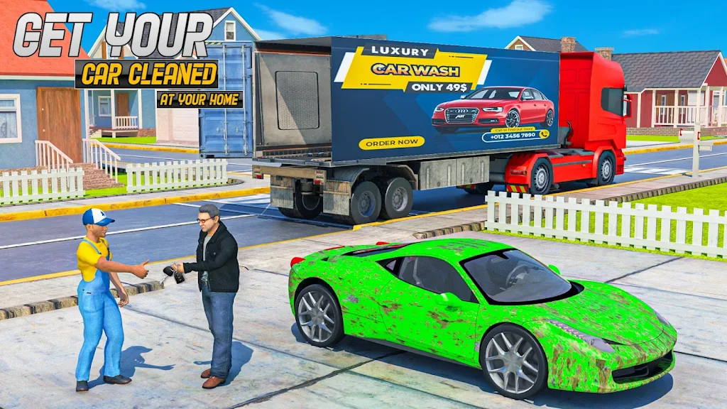 Mobile Car Wash: Car Games 3d Screenshot 2