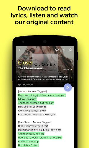 Genius — Song Lyrics Finder स्क्रीनशॉट 1