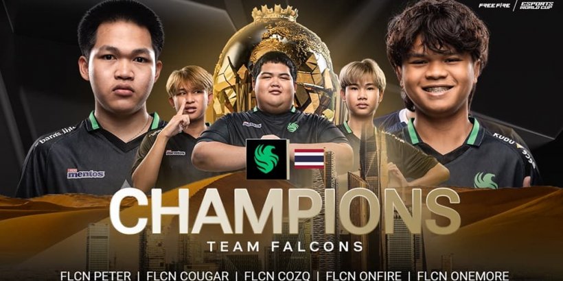 Libreng Fire 's Esports World Cup Champions Crowned, kasama ang Thailand' s Team Falcons na Kumuha ng Ginto