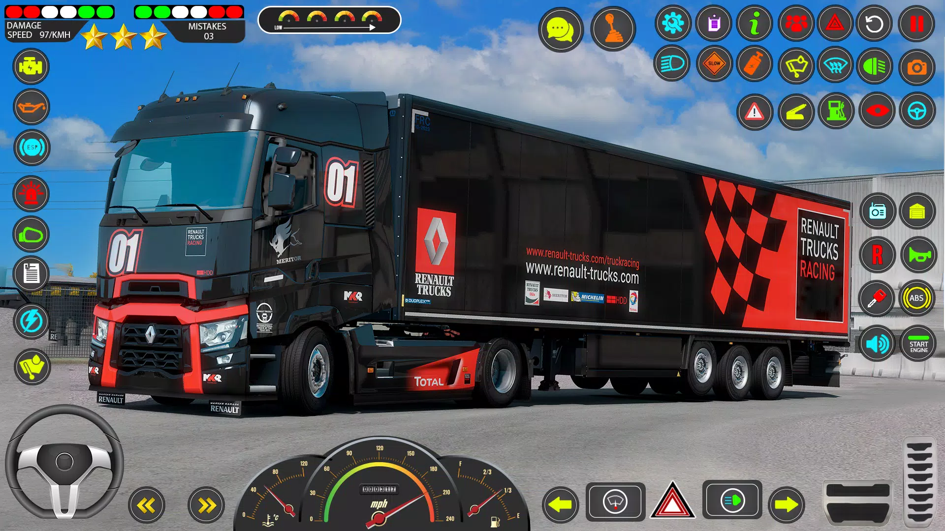 Euro Truck Games Sim 3d Captura de tela 3