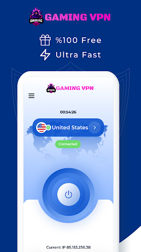 Gaming VPN - Get Gaming IP स्क्रीनशॉट 1