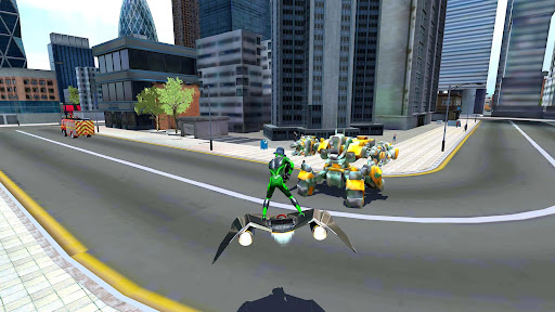 Rope Frog Ninja Hero Car Vegas Screenshot 1