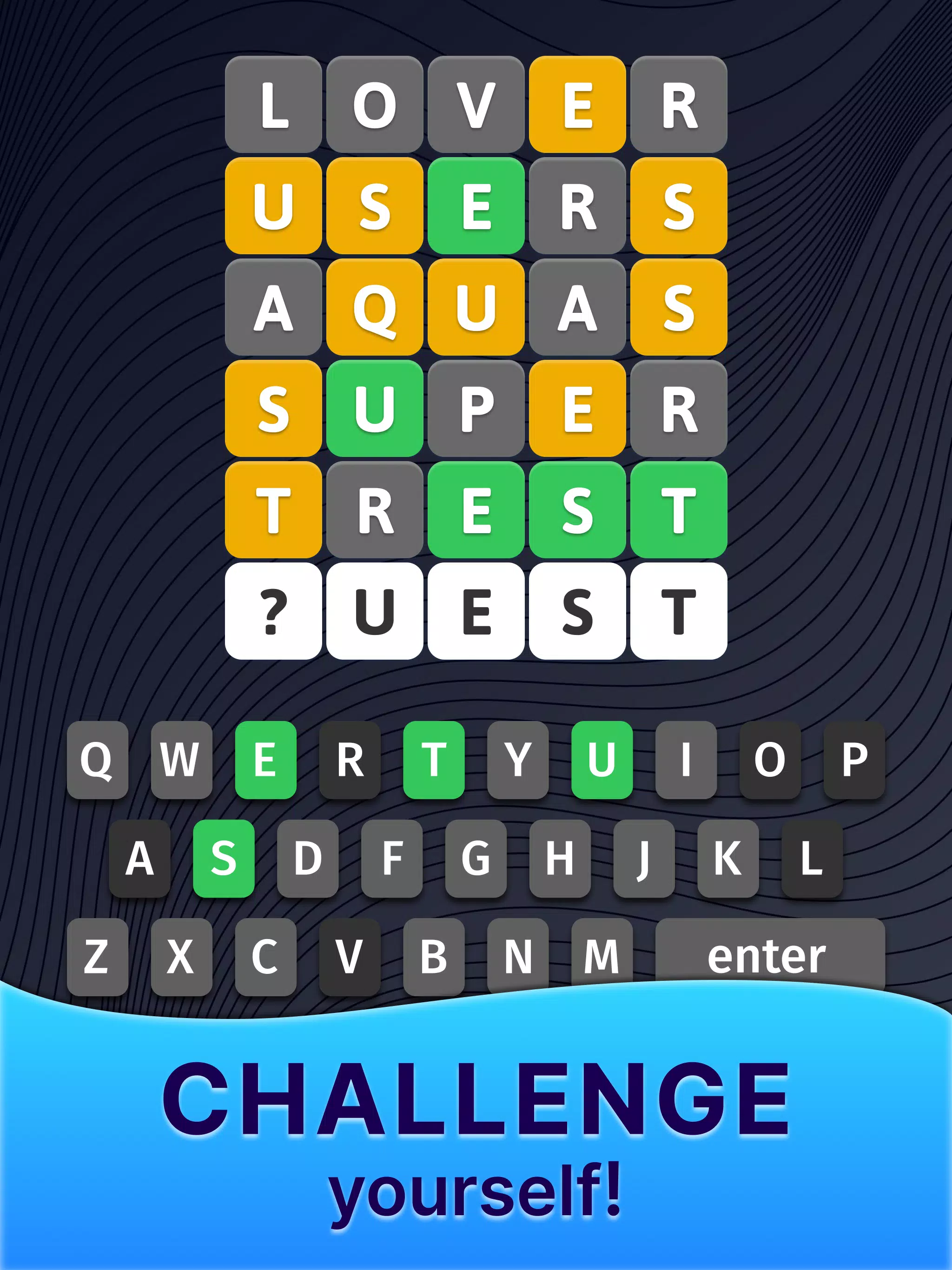 The Hidden Letter Games－Words Capture d'écran 3