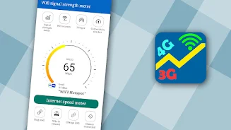 WiFi analyzer, WiFi speedmeter Capture d'écran 0