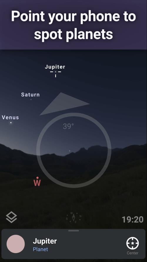 Stellarium Plus: Carte du ciel Capture d'écran 1