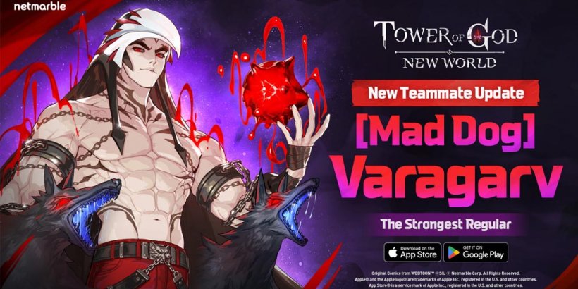 Tower of God: New World welcomes SSR [Mad Dog] Varagarv to the fray along with tons of in-game events