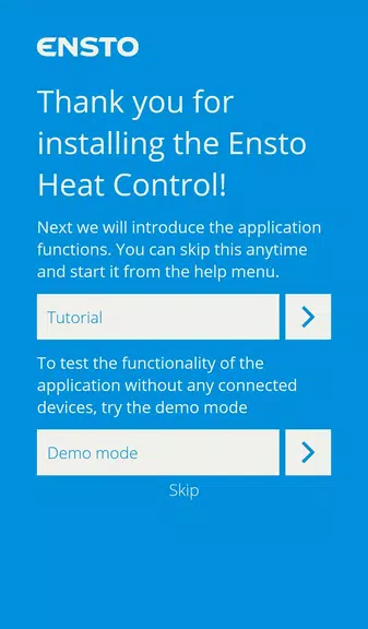 Ensto Heat Control App Screenshot 2