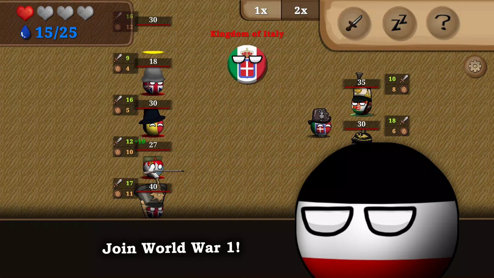 Countryball: Europe 1890 スクリーンショット 2