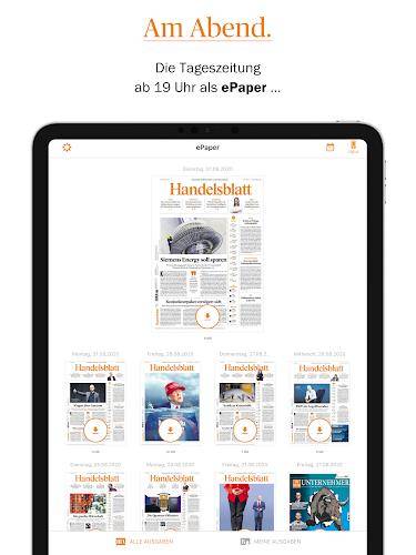 Handelsblatt ภาพหน้าจอ 3