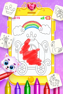 cute princess toy phone game 스크린샷 1