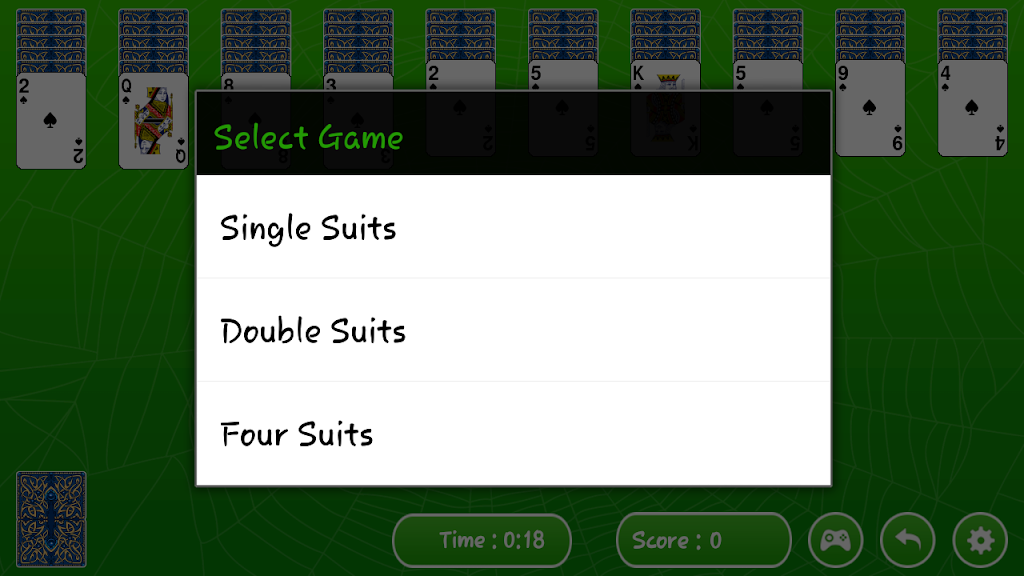 Solitario Spider スクリーンショット 1