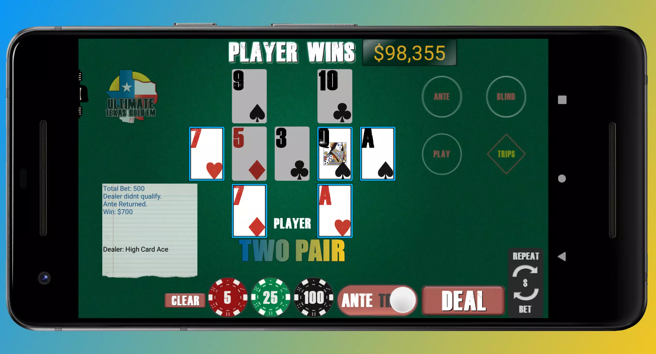 Texas Ultimate Holdem Скриншот 0
