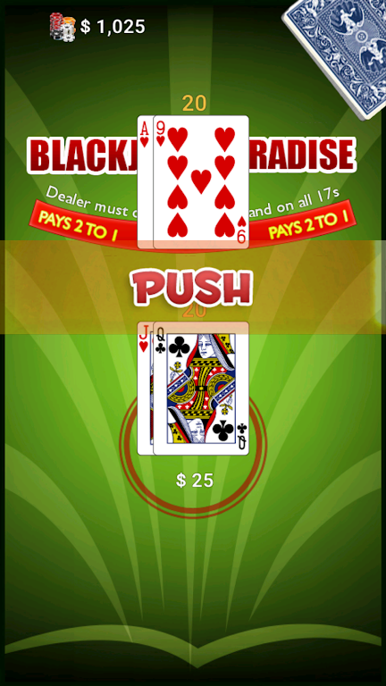 BlackJack Paradise Capture d'écran 2