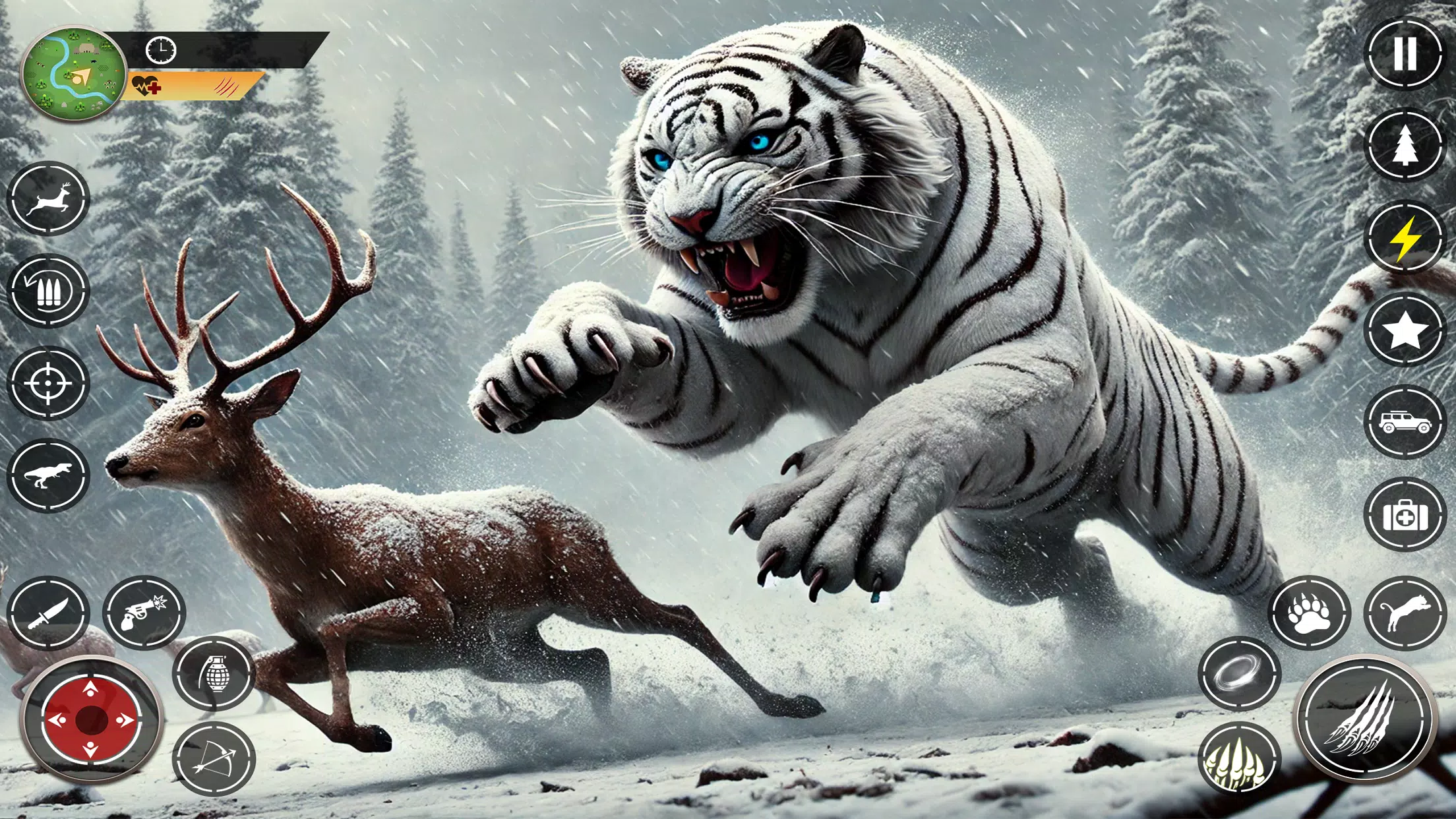 Snow Tiger Family Simulator 3D Capture d'écran 1