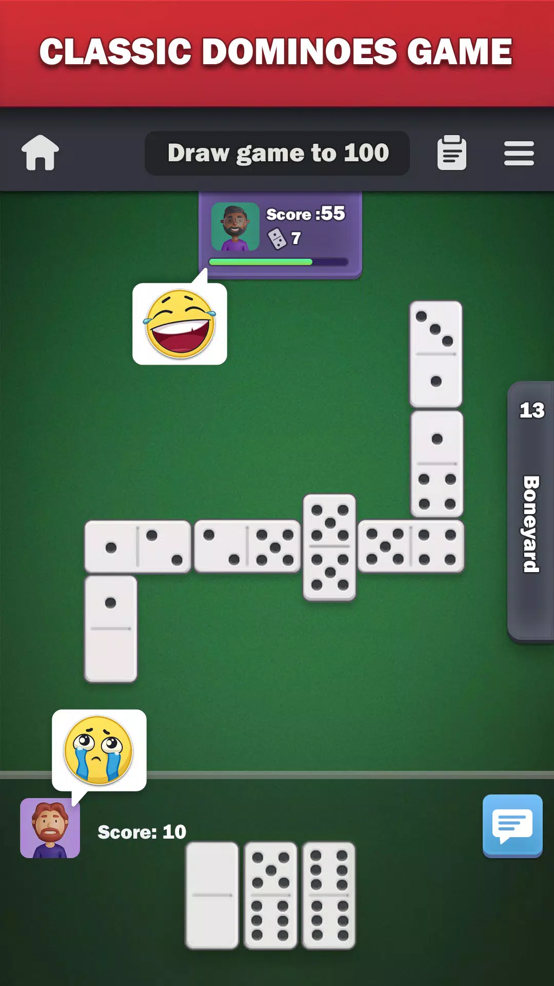 Schermata Dominoes online - play Domino! 0