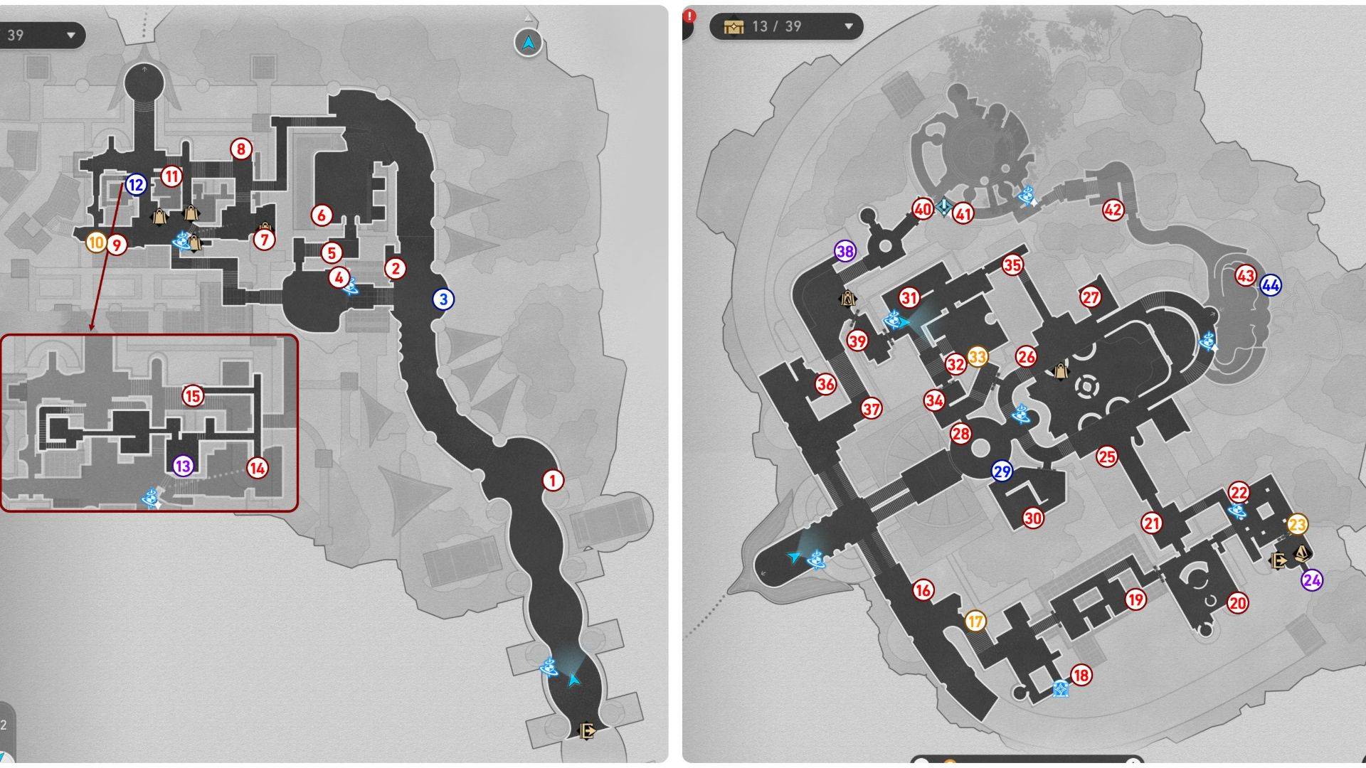 Eternal Holy City Okhema Treasure Map