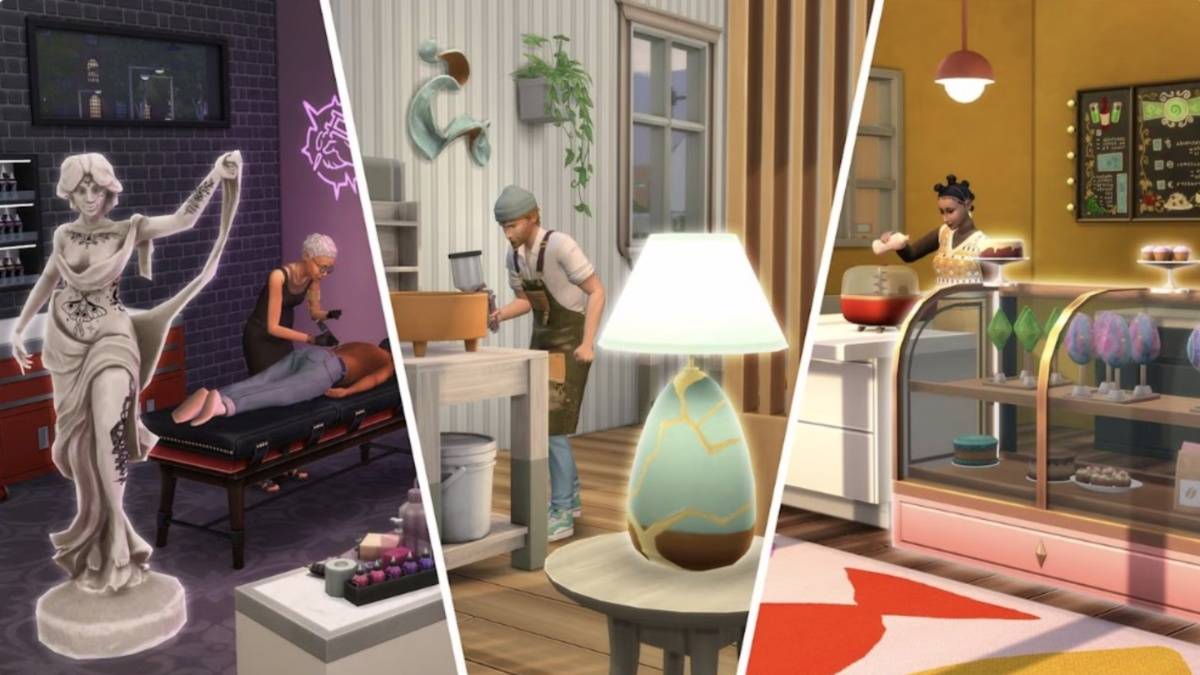 Sims 4 Business & Hobies'de seramik