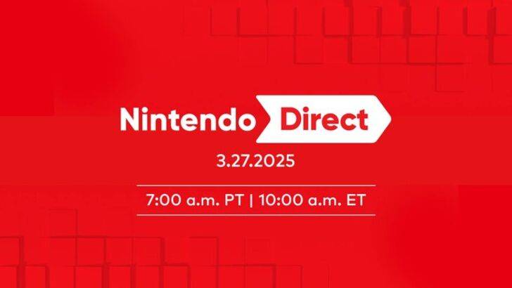 Nintendo Direct Set за март 2025 года, событие Switch 2, чтобы следовать 