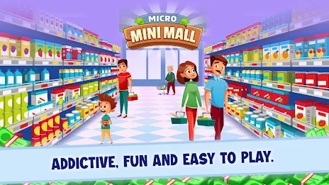 Mini Micro Mall - Tycoon Game Captura de pantalla 1