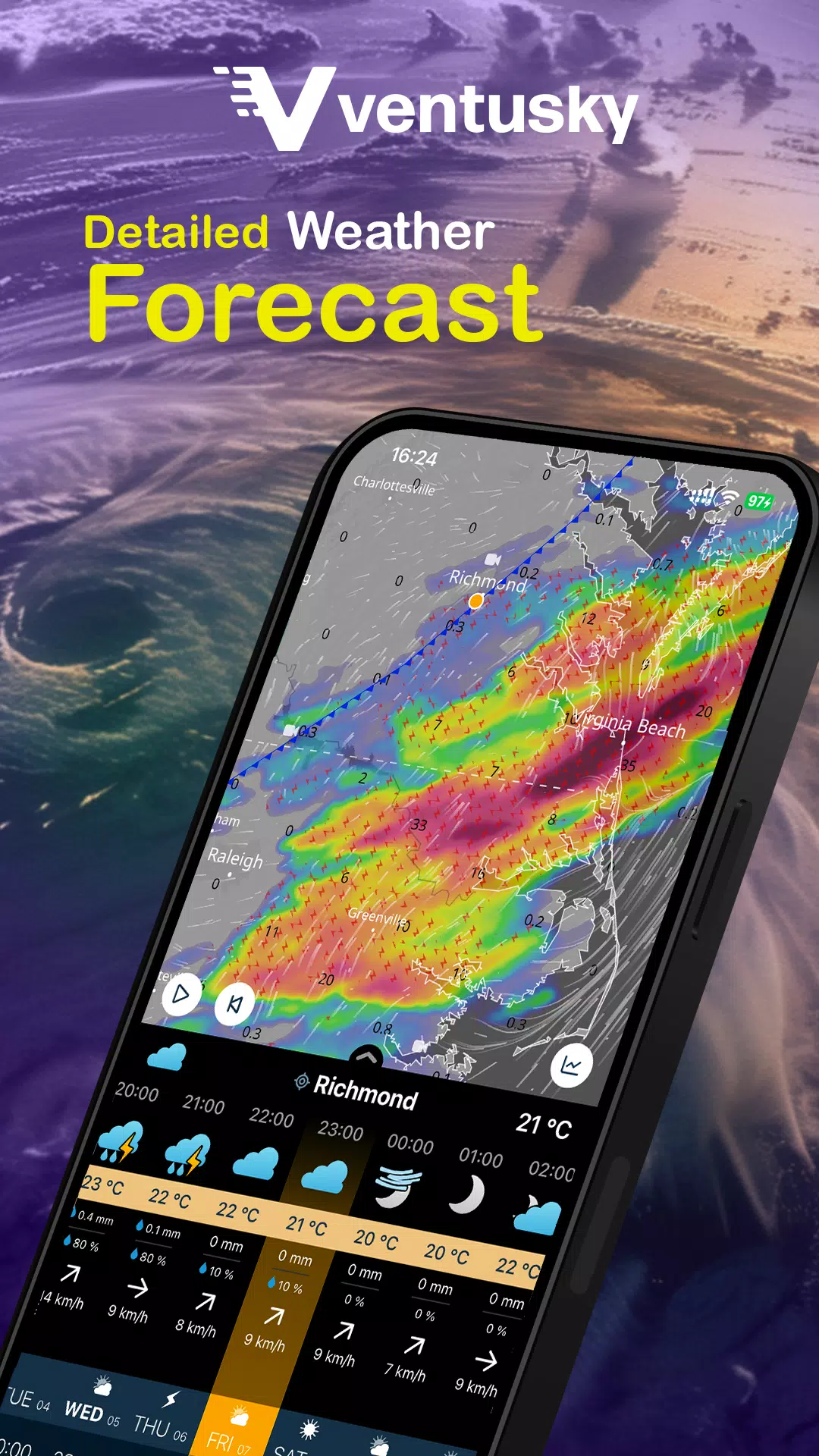 Ventusky应用截图第0张