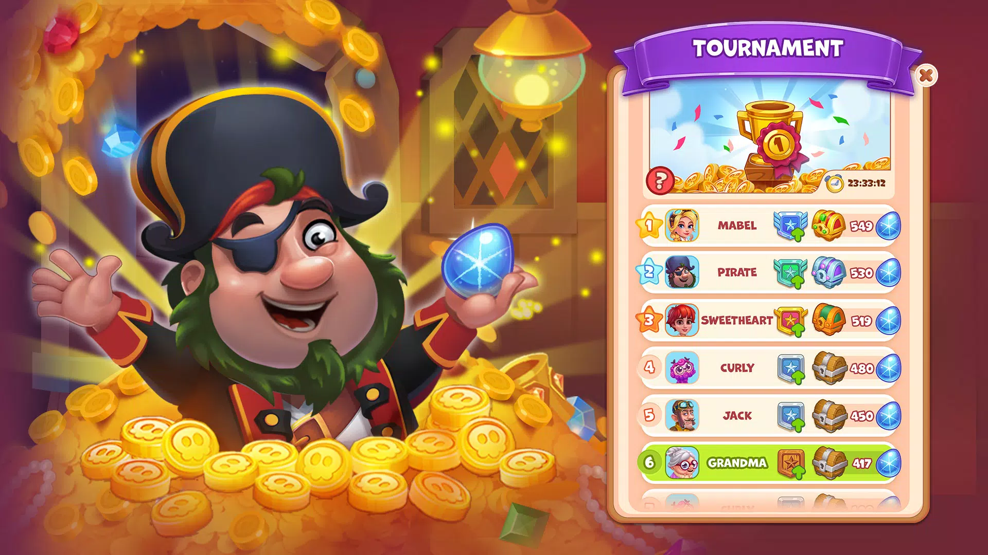Pirate Treasures Capture d'écran 1