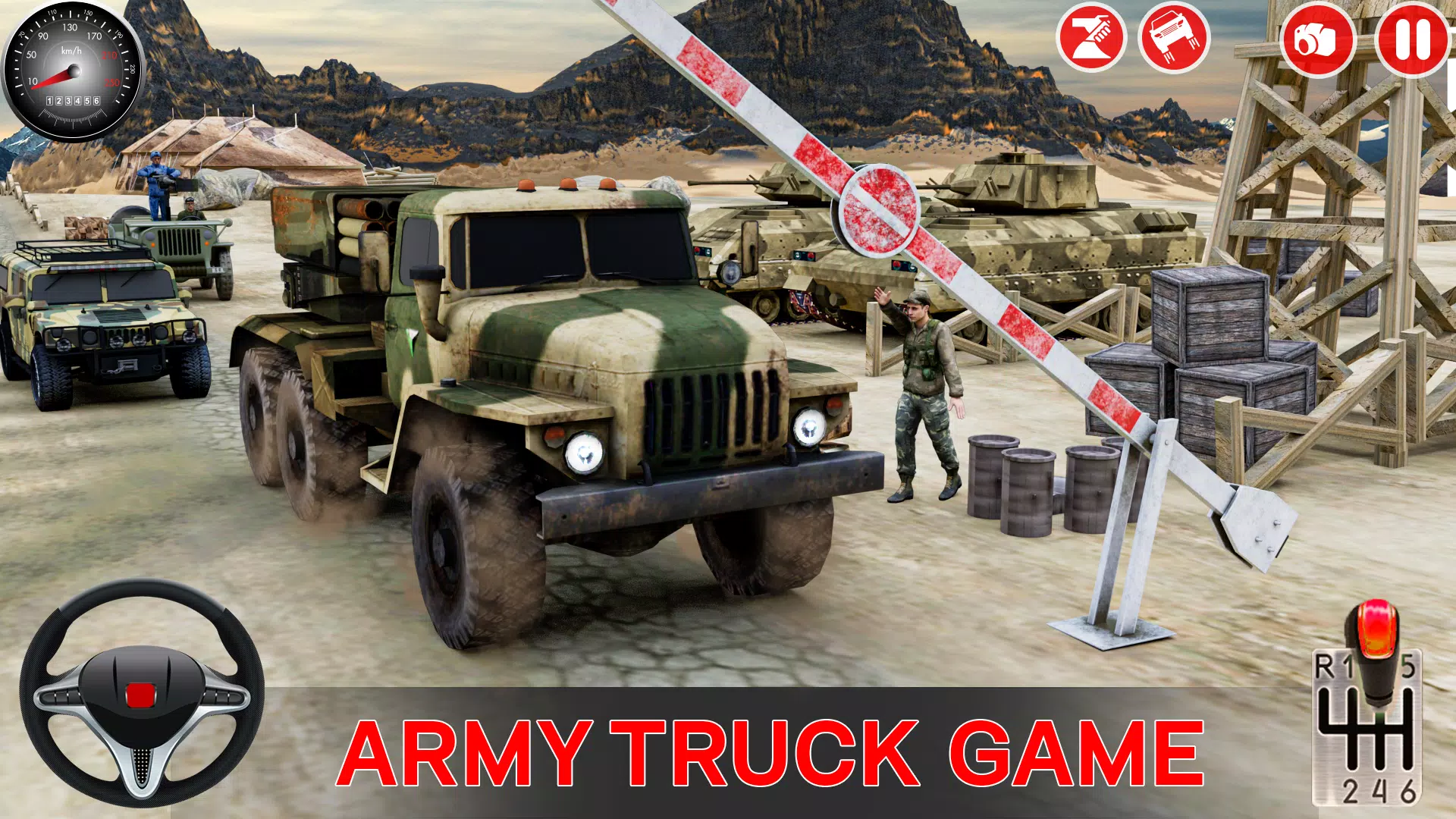 Army Car Games Truck Driving应用截图第1张