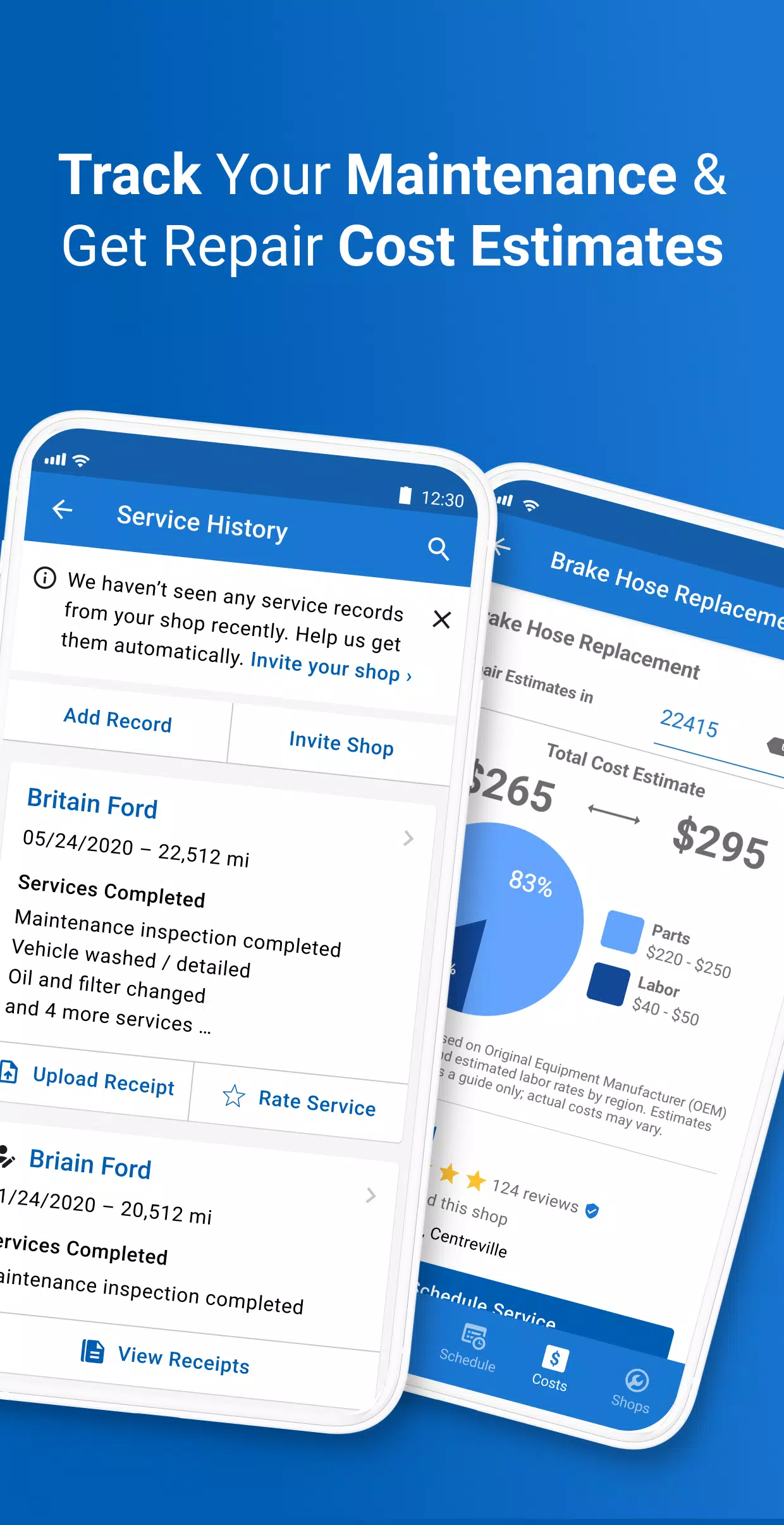 CARFAX Car Care App স্ক্রিনশট 2