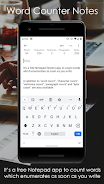 Word Counter Note CountablePad স্ক্রিনশট 0