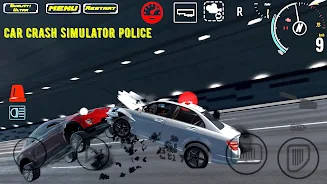 Car Crash Simulator Police 스크린샷 1