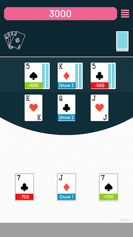 9-Draw: Poker Solitaire Puzzle Screenshot 1