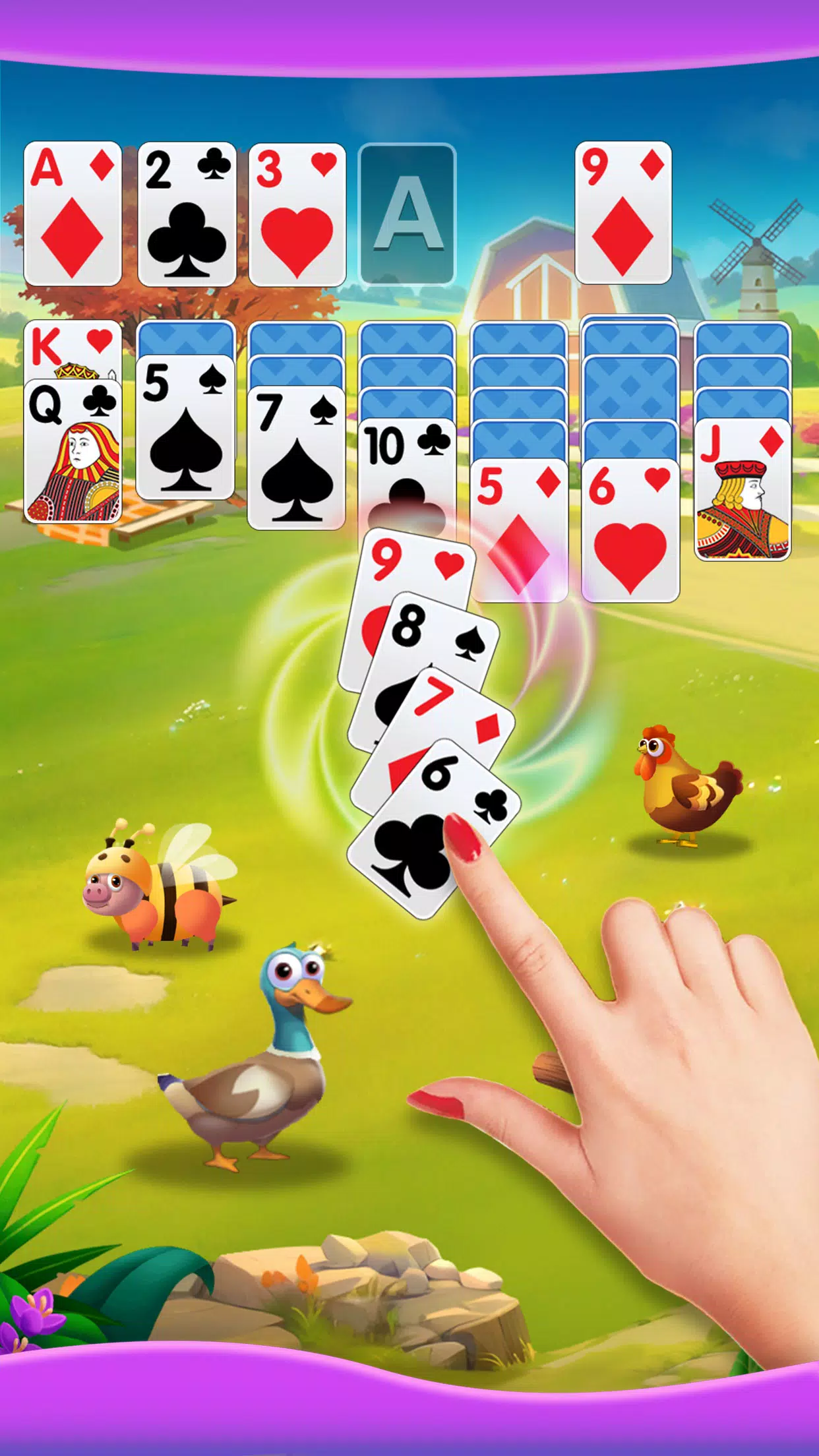 Solitaire Klondike Card Game स्क्रीनशॉट 0