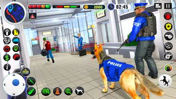 US Police Dog Games : Airport Crime Police Games Zrzut ekranu 1