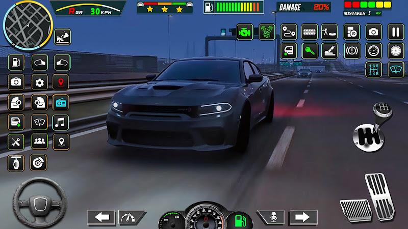 US Car Driving Simulator Game Tangkapan skrin 1