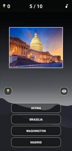 Capitals of the World - Quiz 1 Schermafbeelding 3