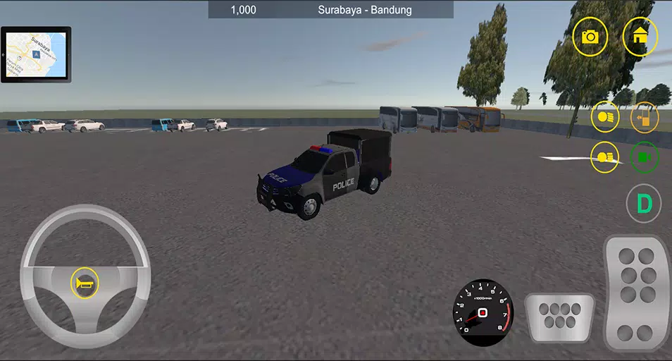 Pickup Police drive Game 3D スクリーンショット 1