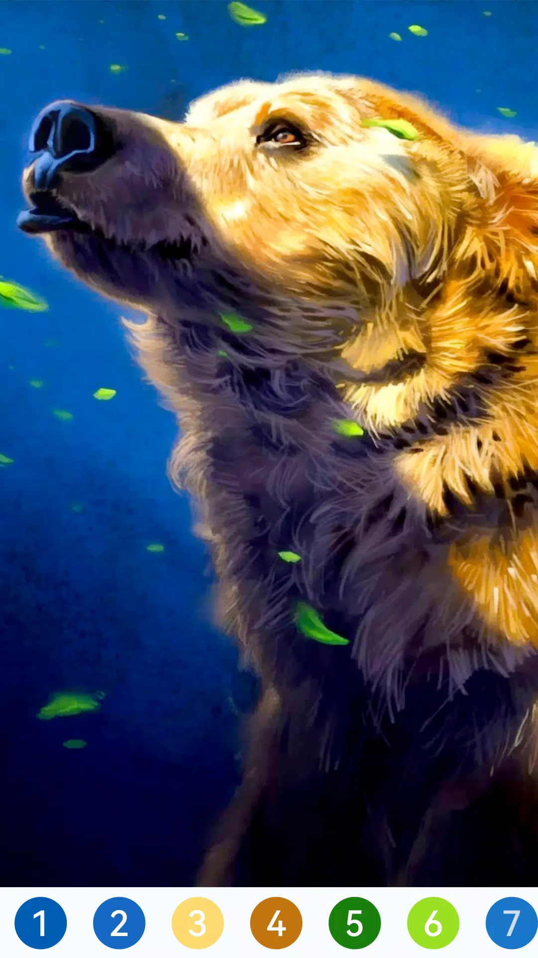 Animal Paint by Number Game 스크린샷 0