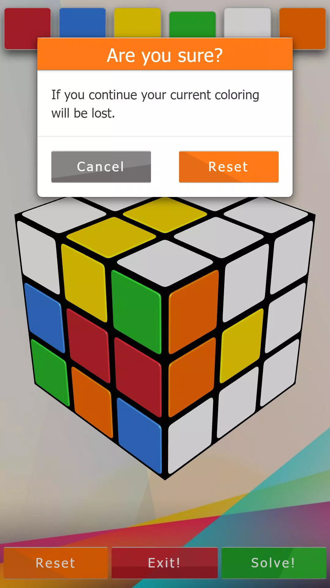 3D-Cube Solver Schermafbeelding 1