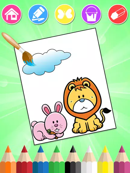 Coloring Games: Color Animals Capture d'écran 1