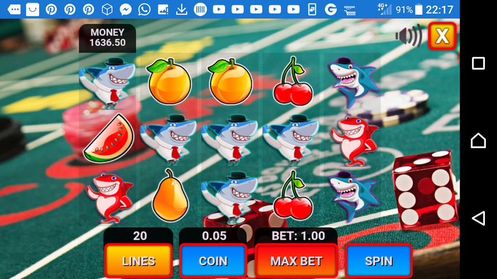 Schermata shark fruit casino slots machines 2