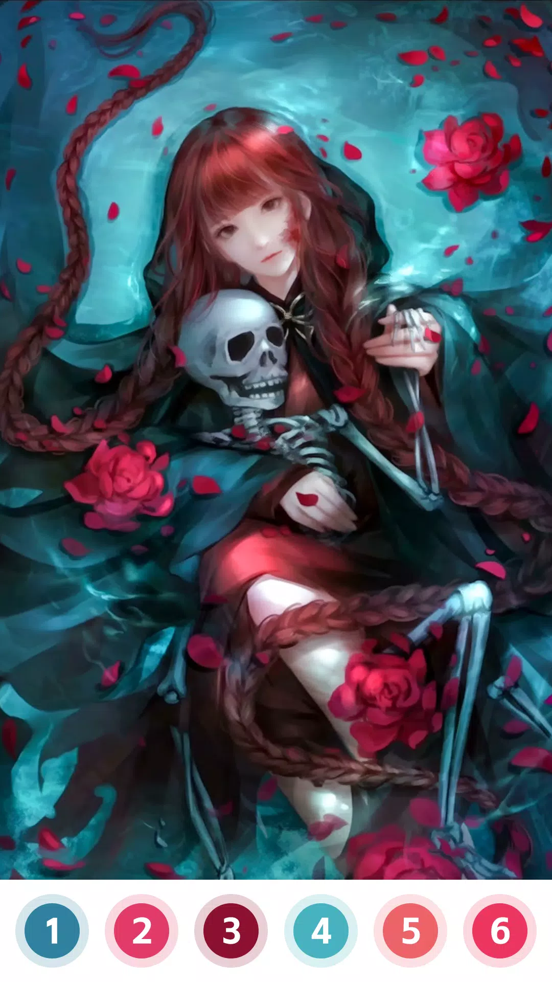 Love & Death Paint by Number Скриншот 1