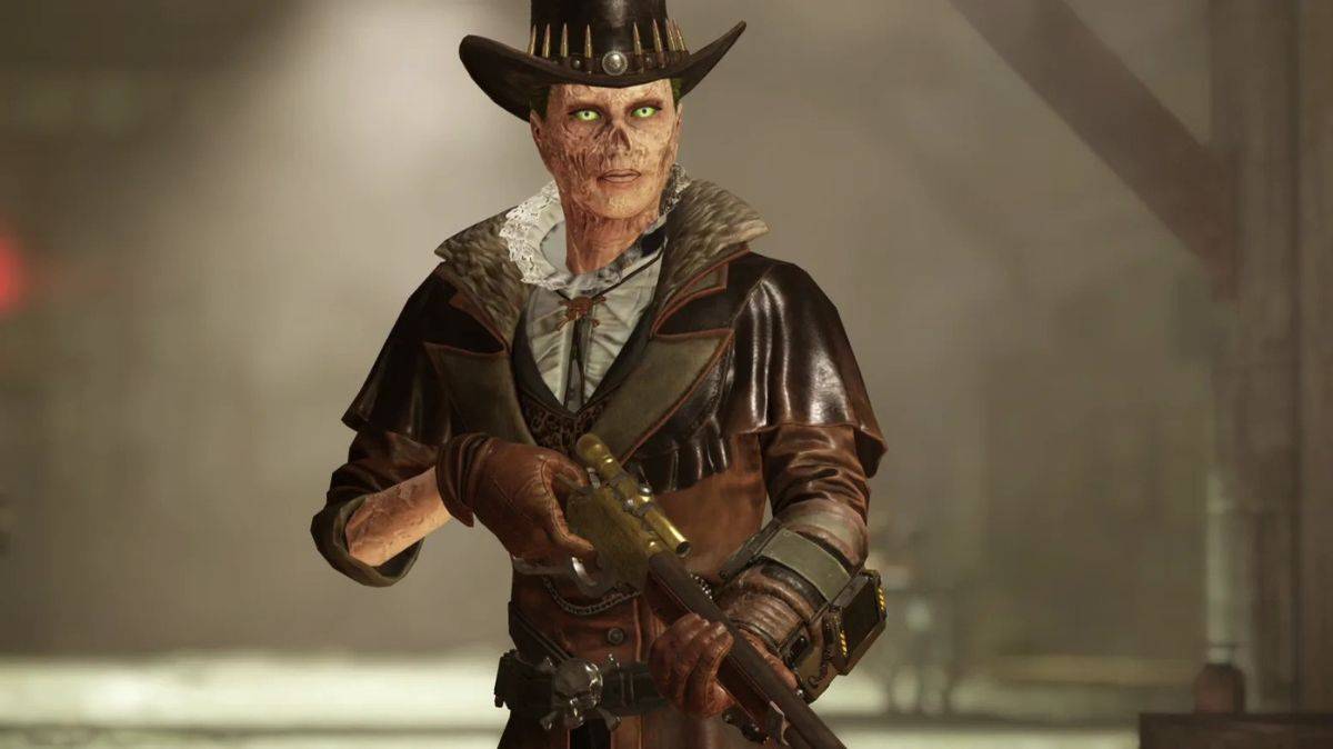A Ghoul character in Fallout 76