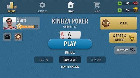 Kindza Poker - Texas Holdem Captura de tela 3