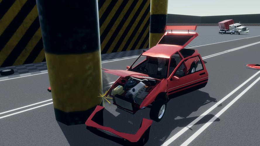 Car Crash Simulator Sandbox 3D Captura de tela 1