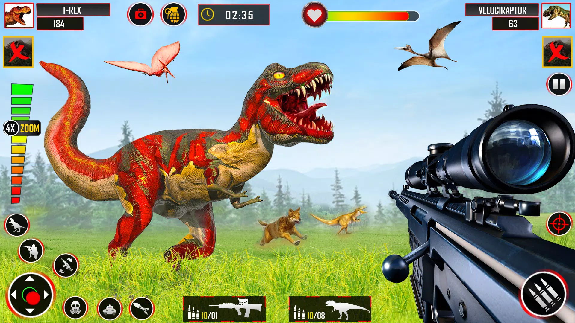 Wild Dino Hunting - Gun Games Tangkapan skrin 1