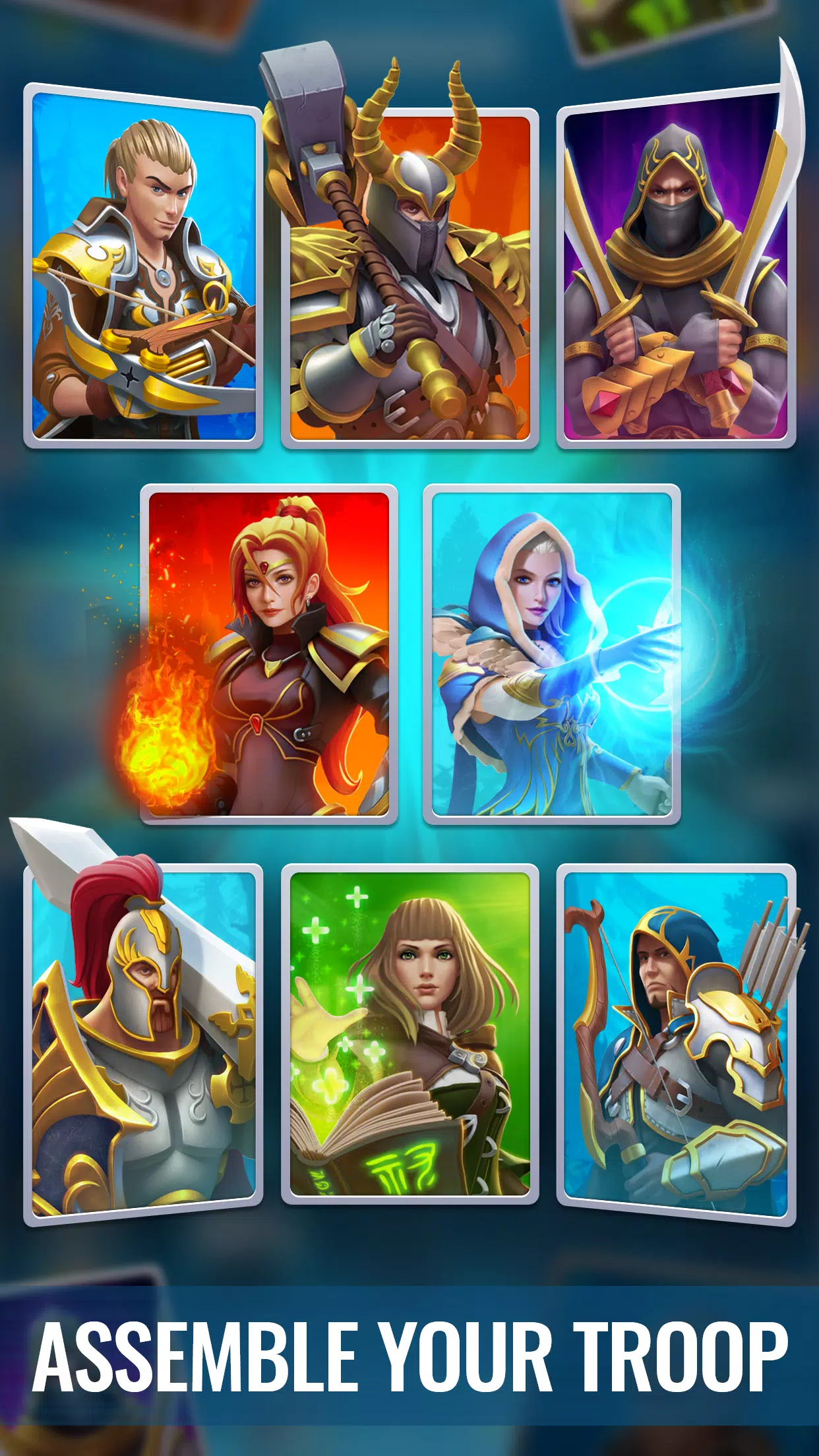 Raid & Rush - Heroes idle RPG ဖန်သားပြင်ဓာတ်ပုံ 0