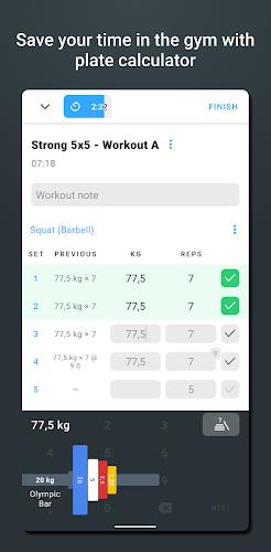 Strong Workout Tracker Gym Log 스크린샷 2