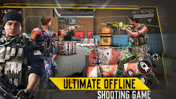 War Games Offline - Gun Games ภาพหน้าจอ 1