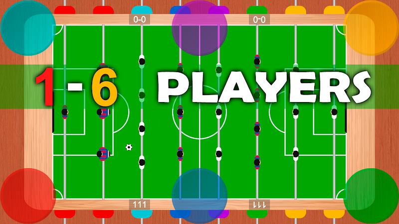 Foosball table soccer 1 2 3 4 Screenshot 0