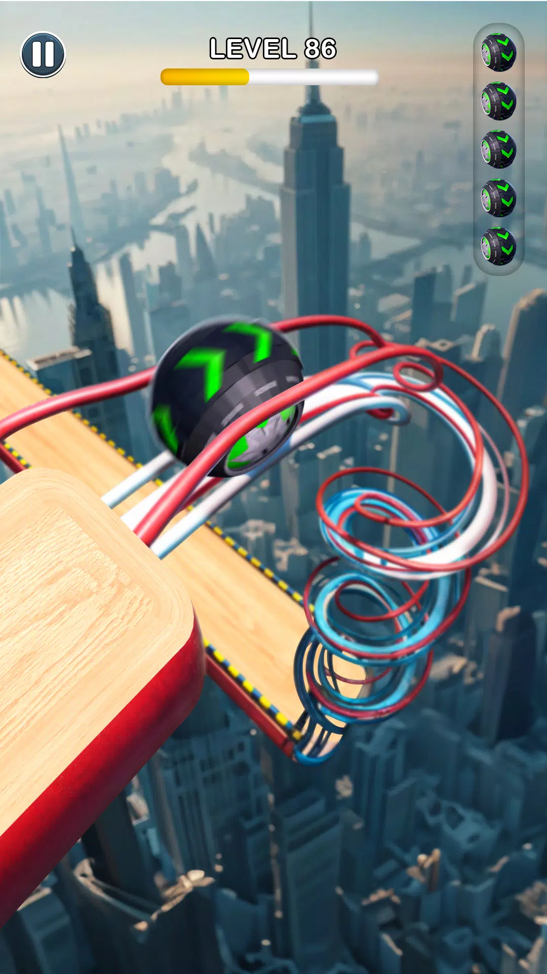 Rolling Ball Sky Escape स्क्रीनशॉट 3