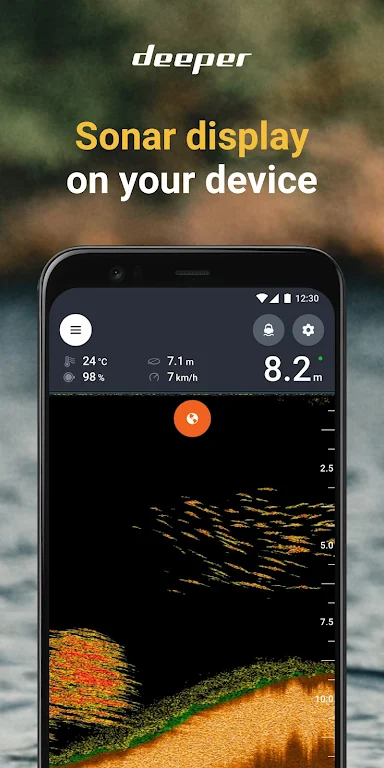 Fish Deeper - Fishing App Ảnh chụp màn hình 2